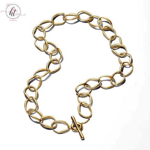 Pandora Essence 14k Gold-Plated Interlocking Chain Necklace