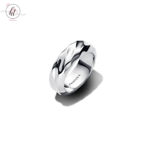 Pandora Essence Wide Wave Sterling Silver Ring